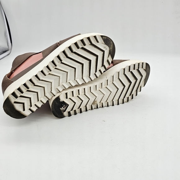 Steven by Steve Madden Womens Keanna Wedge Sandal Strappy Zip Up Brown Size 6.5M - Picture 10 of 12